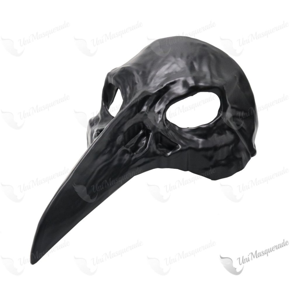 Attitude Clothing Black Raven Skull Hand mask